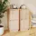 vidaXL Kinderkommode 2 Stk. 31,5 x 34 x 75 cm Kiefer massiv braun