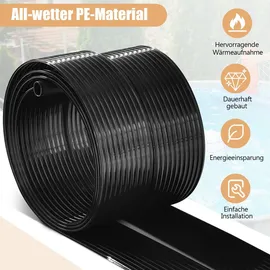 Fantask Solarkollektor Poolheizung schwarz 300x75 cm