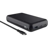 Trust Laro 100W externer Akku 2X USB-C 1x USB-A, Schnellladung recycelter Kunststoff