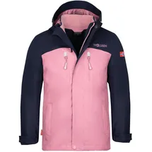 TROLLKIDS Girls Bryggen 3in1 Jacket 164, Navy/Mauve - 164
