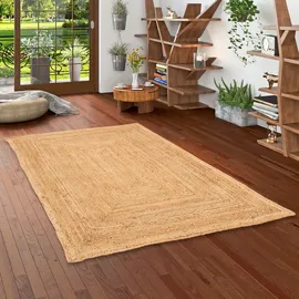 Pergamon Pergamon, Naturfaser, Handgefertigt Jute Teppich Nele 80x200 cm,