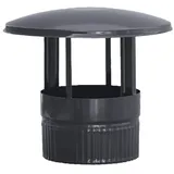 S&M Schornsteinaufsatz Stahl Ø120 mm 900°C schwarz glasiert