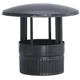 S&M Schornsteinaufsatz Stahl Ø120 mm 900°C schwarz glasiert