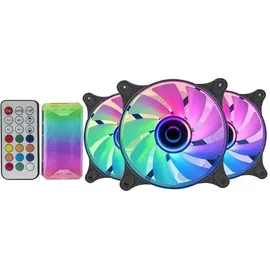 Mars Gaming MF-3DKIT Lüfter 12 cm Schwarz PC