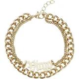 URBAN CLASSICS Unisex Fußkettchen Zodiac Golden Anklet, Farbe virgo, Größe L/XL