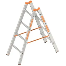 Layher Topic 1039 Sprossenstehleiter 2x4 Sprossen