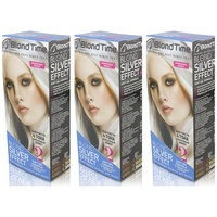 3x Blondierung Set Gel Formel Blondierpulver Creme Conditioner Entwickler Oxyd