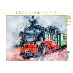 CALVENDO Puzzle CALVENDO Puzzle Dampflokomotive 1000 Teile Lege-Größe 64 x 48 cm Foto-Puzzle Bild von Peter Roder, 1000 Puzzleteile