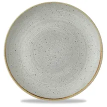 Churchill Flacher Coup Teller 16,6 cm grau 12er Set