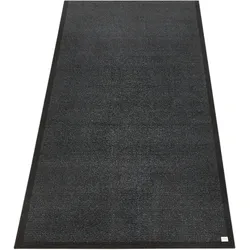 Fußmatte »Gentle Schmutzfangmatte & Läufer, Made in Belgium«, rechteckig, 7 mm Höhe, Schmutzfangteppich, Schmutzmatte, dezentes Streifen Design, waschbar, 632639-17 anthrazit 7 mm