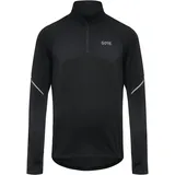 Gore Wear Gore Herren Mid Zip Langarmshirt schwarz