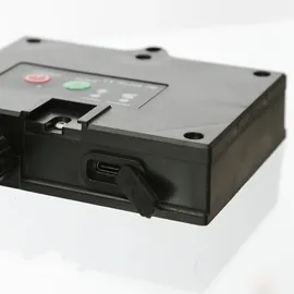 MARELIDA LED Solar Drahtlichterkette - 360 warmweiße LED - 8 Funktionen/USB - L: 18m - Dämmerungssensor