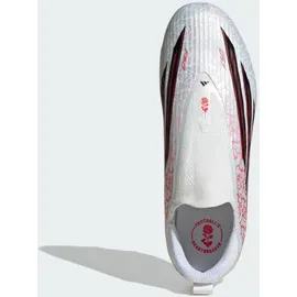 adidas F50 League Laceless FG/MG Cloud White / Core Black / Lucid Red 28