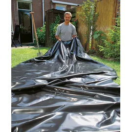 UBBINK Teichfolie AquaLiner 8 x 10 m, 0,5 mm schwarz