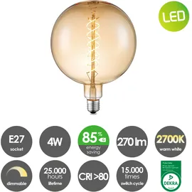 Home Sweet Home LED-Kugel 4W E27 280 lm warmweiß
