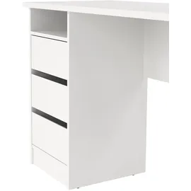 Tvilum Schreibtisch 3 Schubladen Weiß