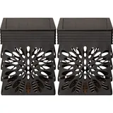 PARFORCE TRADITIONAL HUNTING Solarleuchte Kunststoff 7,5 x 10,0 cm 2er Set schwarz