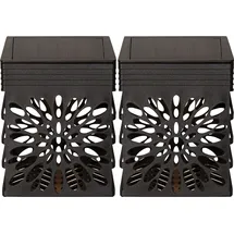 PARFORCE TRADITIONAL HUNTING Solarleuchte Kunststoff 7,5 x 10,0 cm 2er Set schwarz