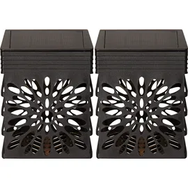 PARFORCE TRADITIONAL HUNTING Solarleuchte Kunststoff 7,5 x 10,0 cm 2er Set schwarz