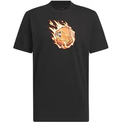 ADIDAS Herren Shirt On Fire Basketball Graphic, BLACK, M