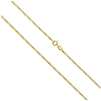 VIVANCE Collierkettchen »333 Gold Figarokette«, Halsschmuck, 31648942-0 gelb