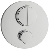 Herzbach LIVING PUSH-Thermostat round, für 2 Verbraucher, 11.803050.1.01,