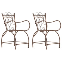 Clp 2er Set Stühle Sheela antik braun