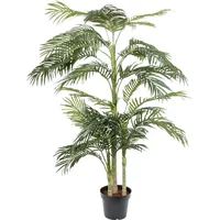 Mica decorations Mica Areca Palme im Plastik Topf grün,