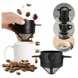 Wiederverwendbarer Edelstahl-Kaffeefilter Dripper