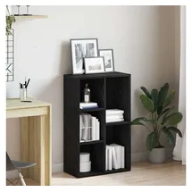 vidaXL Bücherregal 50 x 25 x 80 cm Schwarz