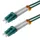 helos LWL Patchkabel LC/LC Duplex 50/125μm OM3 aqua 3,0m