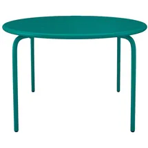 vente-unique MIRMANDE Gartentisch Ø 110 x 74 cm Blau