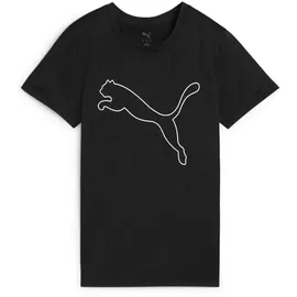 Puma TAD Essential Heather Logo Tee, T-Shirts, PUMA Black heather