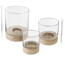 Atmosphera Teelichthalter ETE Glas Transparent