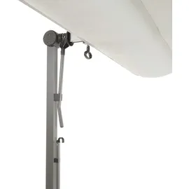 LECO Standmarkise Waved 400 x 250 cm grau