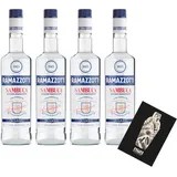 Ramazzotti 4er Set Sambuca 4x 0,7L (38% Vol) Sambuca Likör Liqueur Milano Italy