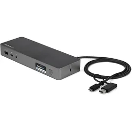 Startech StarTech.com Universale Laptop Dockingstation Hybrid USB-C & USB-A Dock, Dual 4K DP/HDMI, 60W, Mac/Windows/Chrome