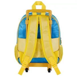 Karactermania One Piece Monkey-Kleiner Rucksack mit Rädern, Blau, 26 x 34 cm, Kapazität 12,5 L
