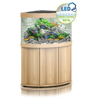 Juwel Trigon 190 LED mit Unterschrank SBX helles Holz