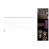 VidaXL LED Sternenvorhang Lichterkette 500 LED Warmweiß 8 Funktionen