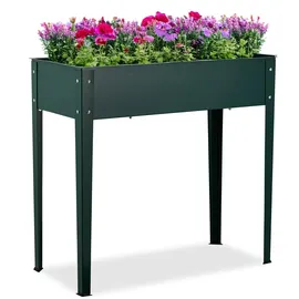 Relaxdays Hochbeet 80 x 85 x 40 cm Grün