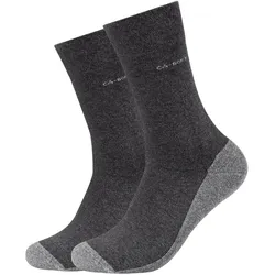 2er Pack camano Soft Walk Socken 0008 - anthracite 47-49