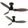 GLOBO Deckenventilator 107 cm Deckenventilator Schwarz