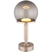 GLOBO Tischlampe kabellos mit Akku Touch Dimmer LED Tischleuchte