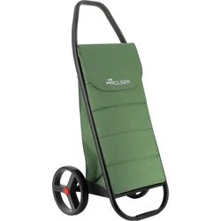 Rolser Com 8 Tweed Polar Einkaufswagen grün schwarzer Rahmen