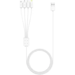 Kabel XLayer Octopus 4-IN-1 Multi-USB-Ladekabel 1.5 m White EINHEITSGRÖSSE