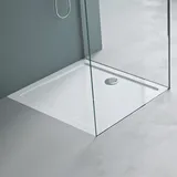 mai & mai Duschwanne 90x100x4cm Duschtasse aus hochwertigem Acryl Faro in weiß, Form: Rechteckig