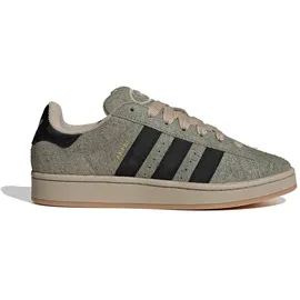 adidas Campus Herren Weite E Silver Pebble/Core Black/Stone Khaki 42