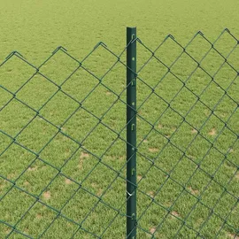 vidaXL Zaun 25 x 1,5 m Grün/Stahl