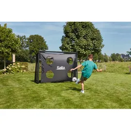 Salta Fußballtor Schwarz 220 x 170 x 80 cm